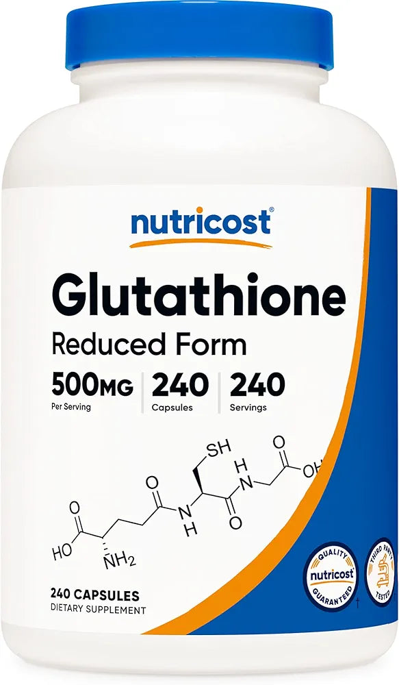 Nutricost, Glutathione 500mg – 240caps