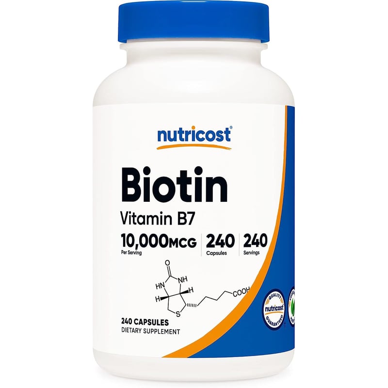 Nutricost, Biotina Vitamina B7 10.000mg – 240caps